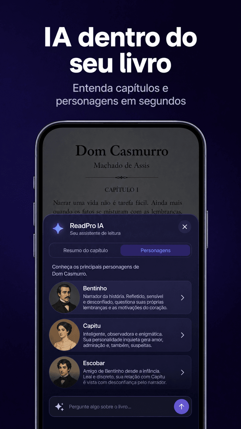 IA dentro do seu livro — ReadPro